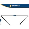 Double Hammock with Stand – 2 Person 350lbs Capacity, Portable Steel Frame & Comfort Pad for Indoor/Outdoor Use (Quick Assembly) - 3 of 4