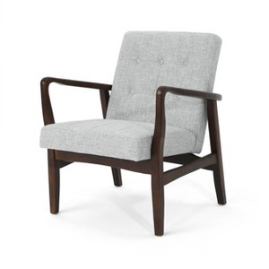 Marcola Mid Century Club Chair Gray - Christopher Knight Home