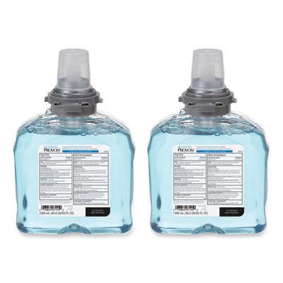 PROVON Foaming Antimicrobial Handwash with PCMX, For TFX Dispenser, Floral, 1,200 mL Refill, 2/Carton