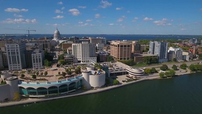 Gold Framed Floral Print on Canvas, 18" x 24"