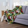 Warner Bros. Looney Tunes Holiday Dreamers Silk Touch Throw Blanket 50x60 Inches - 2 of 4