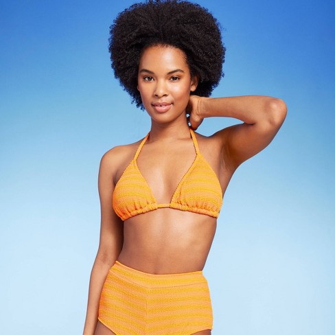 Women's Crochet U Bralette Bikini Top - Wild Fable™ Multi : Target