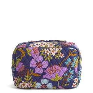 Vera Bradley Women's Outlet Cotton XL Cosmetic Toiletry Bag - 1 of 2
