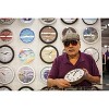 12.75" Quartz 12/24 Hour Wall Clock Black - The Chicago Lighthouse: Modern Indoor Timepiece, UV Protective Cover - 3 of 4