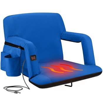 Alpcour Heated Reclining Stadium Seat with Armrests