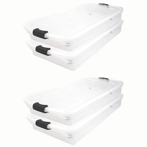 Homz 60 qt Storage Tote set