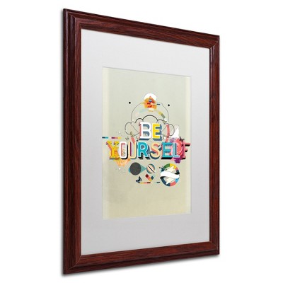 Trademark Fine Art -Kavan & Co 'Be Yourself' Matted Framed Art