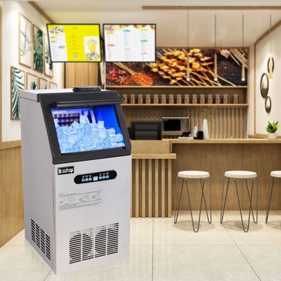110 Lb. Daily Production Cube Clear Ice Freestanding Ice Maker