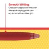 School Smart Retractable Hybrid Gel and Ink Pens, Red, Pack of 12 - 4 of 4