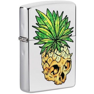 Zippo Leaf Skull Pineapple Design Windproof Lighter