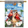 Briarwood Lane Spring House Flag 40x28 For Outdoor Bless This Home Cardinal For Spring House Flag - 2 of 4