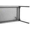 Iceberg Maxx Legroom Wood Folding Table, Rectangular, 60" x 18" x 29.5", Gray/Charcoal - 2 of 4