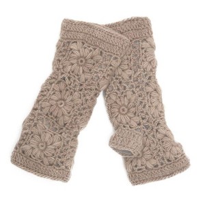 Flower Crochet Handwarmers_Nirvanna Designs - 1 of 4