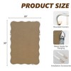 Beautyolove Rectangle Wood Framed Wavy Wall Mirror - 4 of 4
