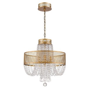 Acclaim Lighting Viola 4 - Light Chandelier in  Antique Gold - 1 of 1