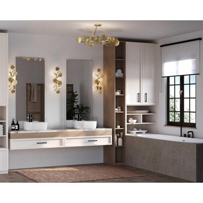 Laurel Gilded Silver 6-Light Indoor Flush Mount Chandelier