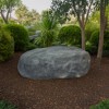 Gardenised Decorative Outdoor Weather-Resistant Artistic Artificial Faux Stone Rock, Garden Patio Granite Grey Fiberglass Stone - 2 of 4