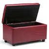 NicBex Faux Leather Storage Ottoman Bench,Storage Ottoman with Tufted Diamond Detail,Modern Storage Bench for Living Room,Bedroom - 2 of 4
