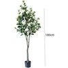 2pcs Artificial Camellia Tree - Realistic Camellia Leaves,White Camellia Flowers,Potted Camellia Tree,Indoor Home Decor Plant for Home and Office - 4 of 4