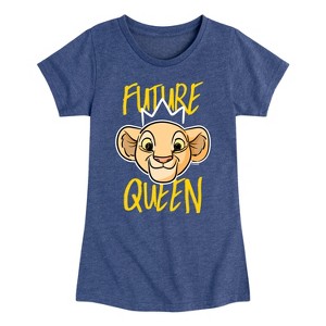 Girls' - The Lion King - Nala Future Queen Fitted Short Sleeve Graphic T-Shirt - 1 of 4