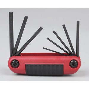 Eklind - Ergo-Fold - SAE - Ergo Fold Hex Key Set - .050 in. to 3/16 in. - 9 Piece - 1 of 1