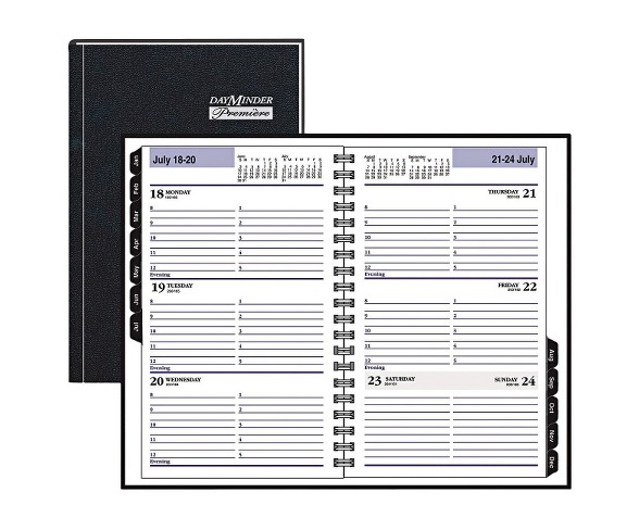 AT-A-GLANCE&#174; DayMinder&#174; Hardcover Weekly Appointment Book 4 7/8 x 8 Black 2018