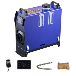 VEVOR Diesel Heater, 8KW, DC 12V/24V, All in One Portable Diesel Air Heater with Remote Control and LCD Screen, Fast Heating Low Noise,Multicolor - 1 of 4