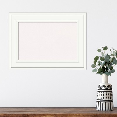Amanti Art White Wood Framed Corkboard, 26" x 20"