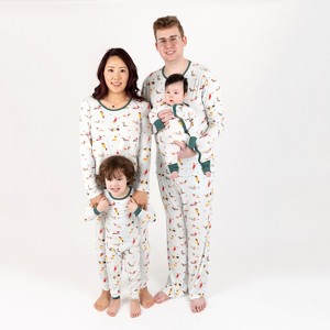 Leveret Matching Family Bamboo Pajamas Dogs Print - 1 of 4