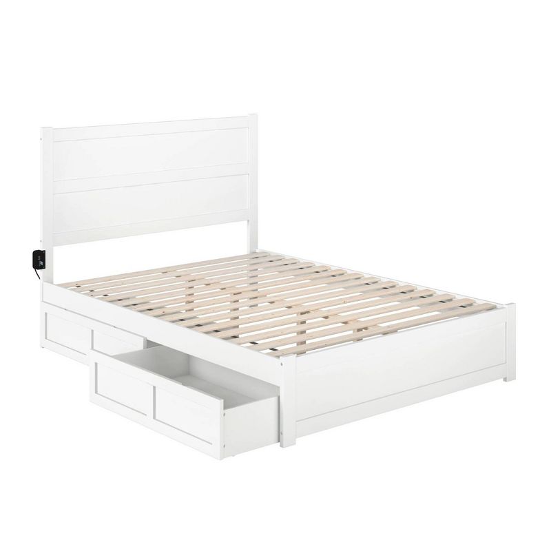 Noho Bed with Footboard and 2 Drawers - AFI, 1 of 10