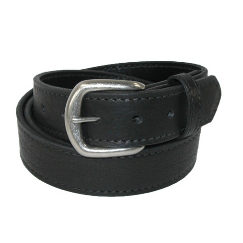 Boston Leather Men's Big & Tall Oil Tanned Pull Up Leather Removable Buckle  Belt : Target