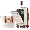YOOCOZZ 20-Inch Carry-On Luggage with Front Opening,Expandable Travel Bag Set,ABS Hard Shell and USB Port - 2 of 4