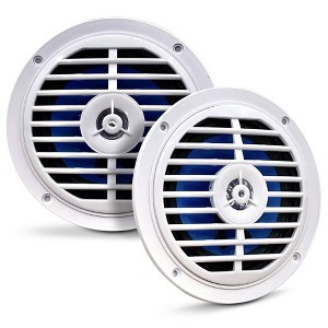 5.25" Waterproof Marine Speakers for Boating with 2-Way Sound, + Durable Design, All Boat Models - 1 of 4