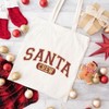 City Creek Prints Santa Crew Canvas Tote Bag - 15x16 - Natural - 2 of 2
