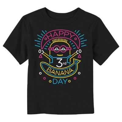 Toddler's Despicable Me Happy 3rd Banana Day T-Shirt