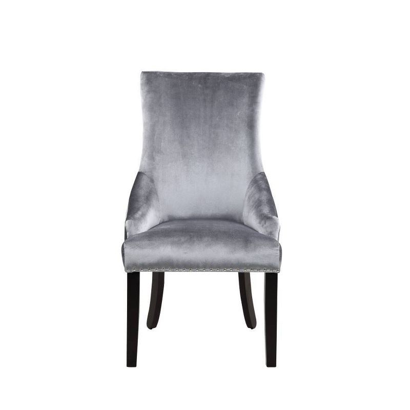 Set of 2 Moishe Dining Chair Gray - Chic Home Design, 3 of 7
