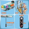 Skirfy RC Kayak Boat for Kids, 2.4 Ghz Remote Control Boat Toy W/Colorful LED Light, Never Capsize for  Summer Outdoor Water Toys - 4 of 4