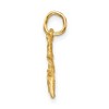 Black Bow Jewelry 14k Yellow Gold Sagittarius the Archer Zodiac Satin & D/C Charm - 2 of 4