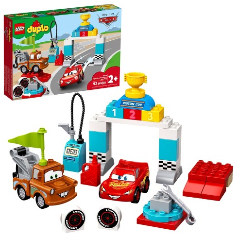 Lego Duplo Disney And Pixar Cars Lightning Mcqueen S Race Day Toy Target