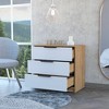 RISOKEYS 3 Drawers Dresser with 3 Wide Drawers,Object Decorative and Other Objects, ,for Bedroom and Living Room - 2 of 4