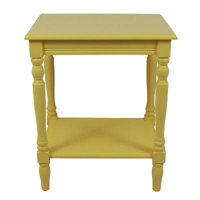 target yellow side table