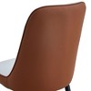 CAVINAS PU Dining Chairs, Modern Simple Dining Room Chairs with Gold Decorated Legs, Kitchen Chairs for Living Room - 4 of 4