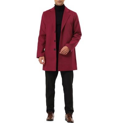 Overcoats Men S Jackets Coats Target, Mens Red Trench Coat Big And Tall