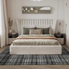 Checkered Area Rug – Non-Slip Machine Washable Low Pile Farmhouse Rug for Living Room/Bedroom/Dining Room - 2 of 4