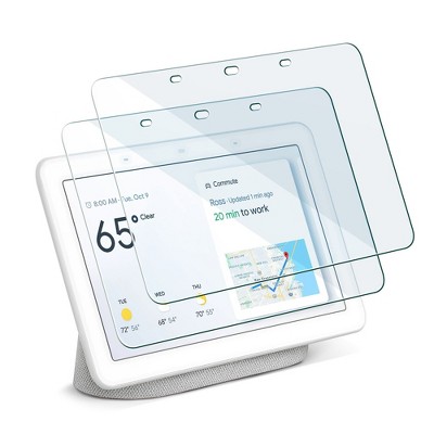 Insten 2-Pack Tempered Glass Screen Protector for Google Nest Hub (7 Inch) Clear