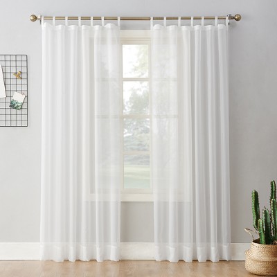 No. 918 Sheer Emily Voile Tab Top Curtain Panel
