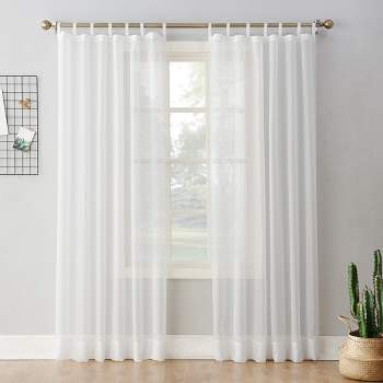 Emily Sheer Voile Tab Top Curtain Panel - No. 918