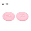 Unique Bargains Sewing Resin Round Flat 4-Hole Replacement Craft Buttons 20 Pcs - 3 of 4