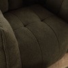 Sapphtopaz Soft Chenille Bean Bag Chair with Footstool Lazy Sofa Chair Bean Bag Chairs for Adults Stuffed High Resilient Foam for Gaming, Watching TV - 2 of 4