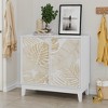 Lirago 31.5 ''W Vintage Carved Sideboard Cabinet Kitchen Storage Cabinet Accent cabinet with doors - 2 of 4